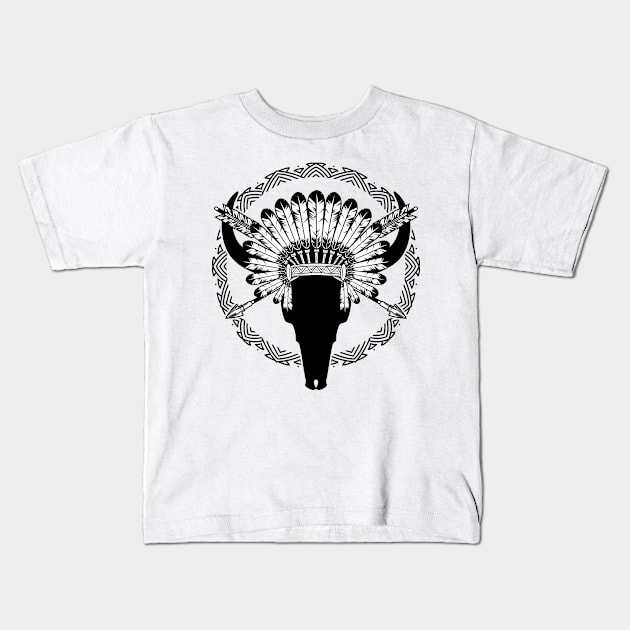 Cherokee Tribe Native American Indian Pride Respect Kids T-Shirt by Tom´s TeeStore